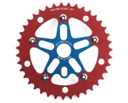 MCS Alloy Spider & Chainring Combo (Blue/Red) | product-related